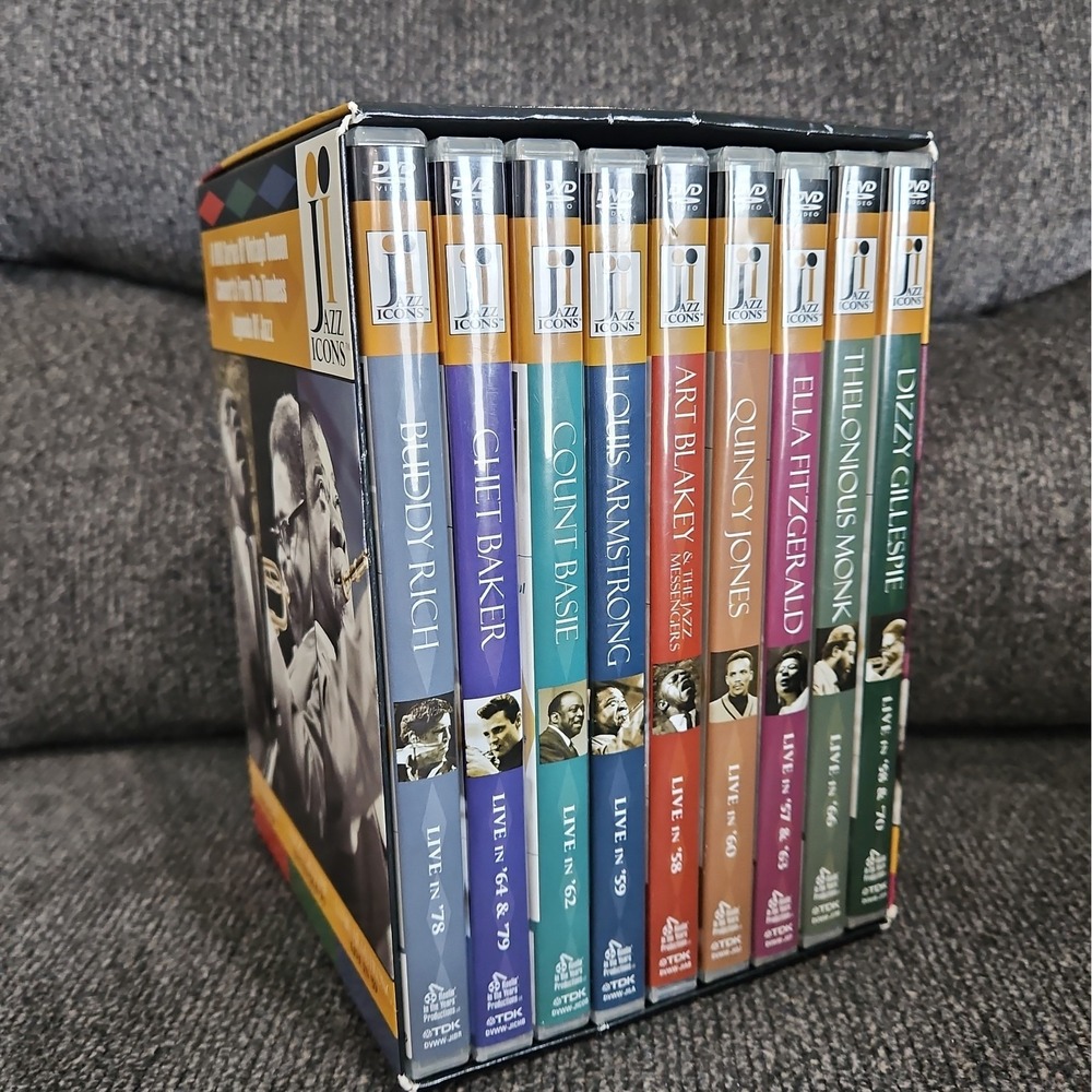 Jazz Icons: Series 1 (9-Disc DVD Box Set) 100 Performances 10 Hours Complete